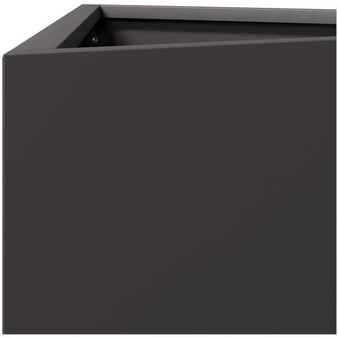 Fioriere da Giardino 2 pz Nere Triangolari 50x43x75 cm Acciaio - Foto 10