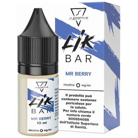 0mg - Lik Bar Mr Berry 10ml By Suprem-e Liquido Per Sigaretta Elettronica - Foto 1