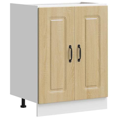 Mobile Base Lavello Kalmar Rovere Sonoma 60x46x81,5 Cm - Foto 2