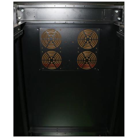 Extralink Armadio per montaggio su rack 27U 800x800 Nero in piedi, Rack indipendenti, 27U, 600 kg, Lucchetti, Piedini regolabili, Gestione dei cavi ottimizzata - Foto 2