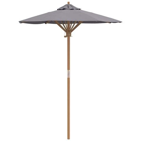Parasol da Giardino Grigio Scuro 150x210 cm in Bamboo - Foto 1