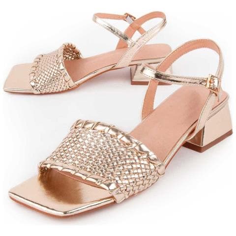 Sandalo Con Tacco Montevita Trea Gold . - Foto 1