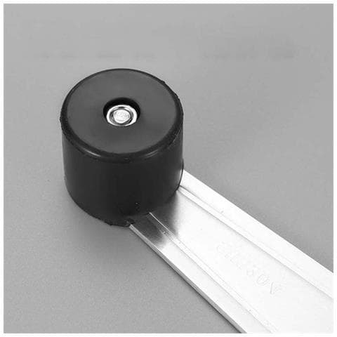 Limitatore Di Apertura A 90 Gradi Per Porta D'ingresso E Porta Blindata In Acciaio Inox 304 Nero Compatibile Con Porte A Destra - Foto 2