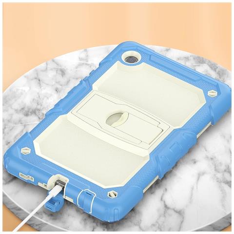 Custodia Per Samsung Galaxy Tab A7 10.4” Con Tracolla Blu - Foto 2