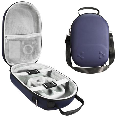Custodia Blu Profondo In Eva Compatibile Con Meta Quest 3s - Borsa Protettiva - Foto 1
