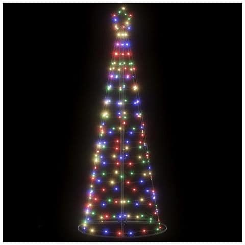 Albero di Natale a LED 200 LED Colorato 182 cm - Foto 2