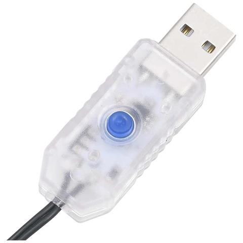 Albero di Natale a LED 200 LED Colorato 182 cm - Foto 9