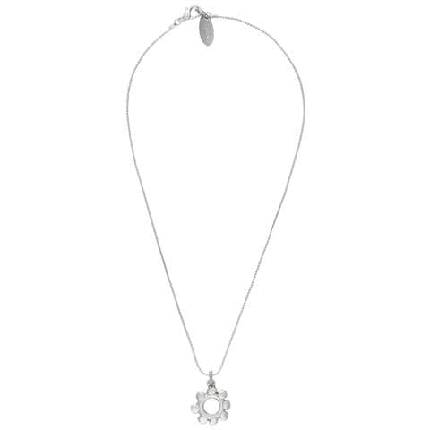 Ciondolo Girocollo In Argento ""sfera"" Placcato Argento - Foto 2