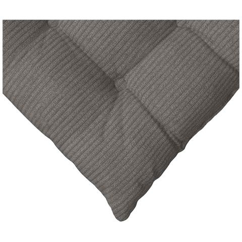 Cuscini per Seduta 4 pcs Grigio chiaro 40 x 40 x 6 cm - Foto 9