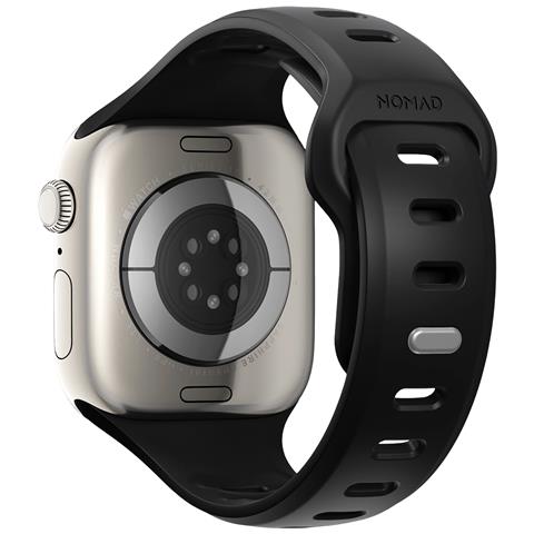 Cinturino Sport Impermeabile 42 Mm Per Apple Watch Modello Tempo Band, Nero - Foto 1