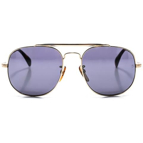 Occhiali Da Sole Ovali In Metallo Da Uomo 7004ss - Foto 1