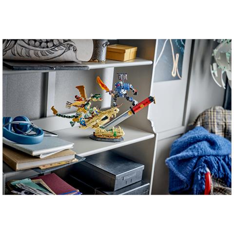 NINJAGO 71871 Battaglia alla Lama del Drago, Giocattolo con Drago, Action Figure e 4 Minifigure, Regalo per Bambini 9+ - Foto 19