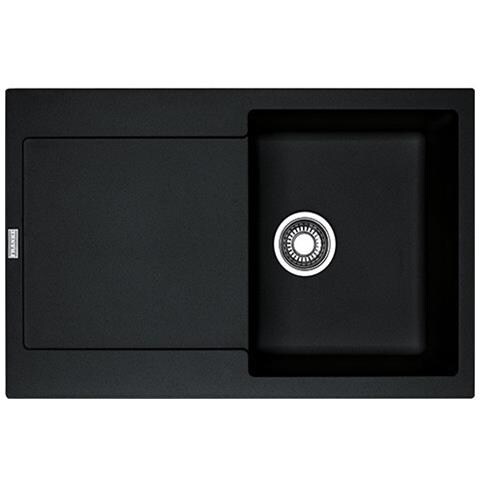 Lavello MRG611NB 1 Vasca Gocciolatoio Reversibile Dimensioni 78 x 50 cm Colore Nero Serie Maris - Foto 4