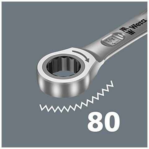 Jolly Dell'Interruttore Chiavi fisse annuncio anello a cricchetto, con levetta di inversione, 16 x 213 millimetri - Foto 2