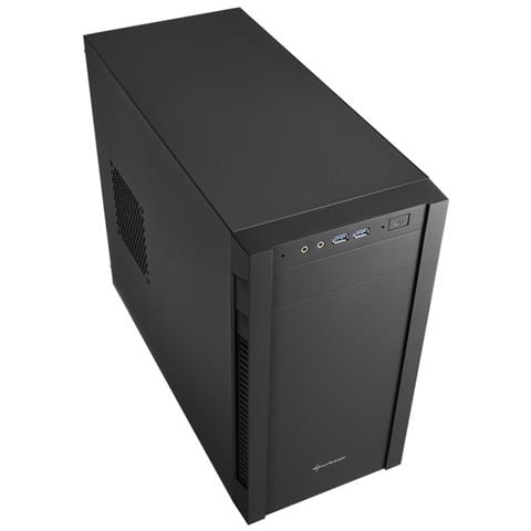 Case PC S1000 Tower Mini-ITX / Micro-ATX 2 Porte USB 3.0 Colore Nero - Foto 2