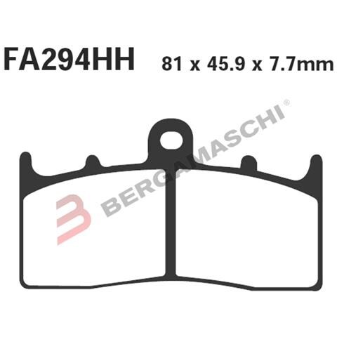 B1r R1829400 Pastiglie Hh Bmw R 1200/1300r / rt Ant. Fa294hh - Foto 1