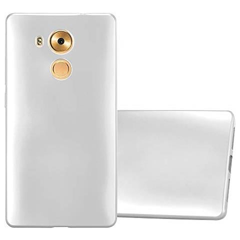Custodia Compatibile Con Huawei Mate 8 In Argento Metallico - Coperchio Protettivo In Silicone Tpu Flessibile - Foto 1