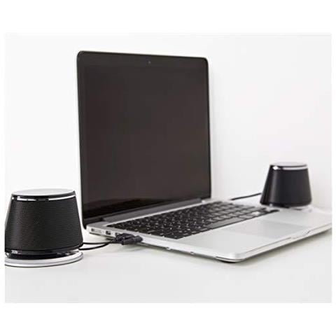Altoparlanti Del Computer Usb-powered Con Dynamic Sound Nero - Foto 2