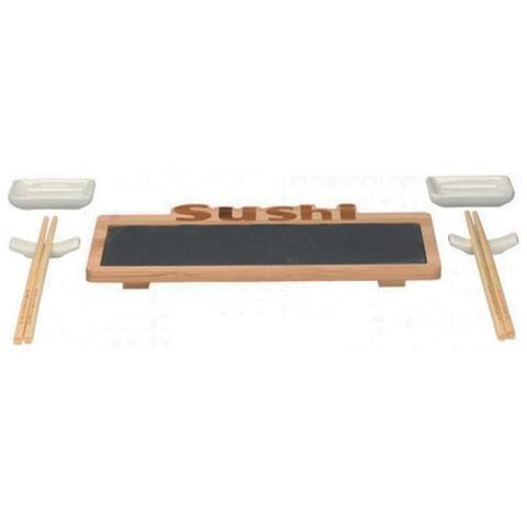 Set Da Sushi 7 Pezzi Con Vassoio 30x16cm - Foto 1