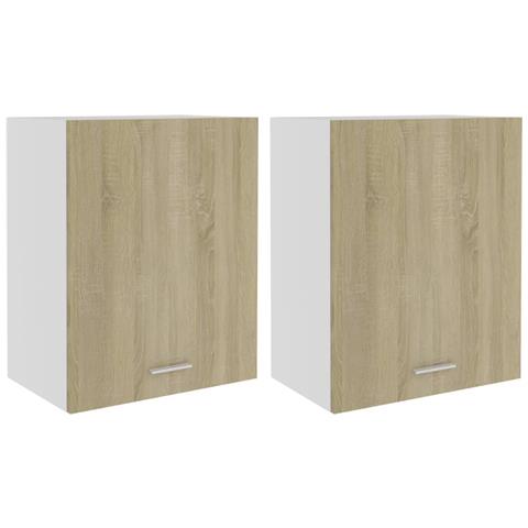 Mobili Pensili “Lyon” 2 pz Rovere Sonoma 50x31x60 cm - Foto 1