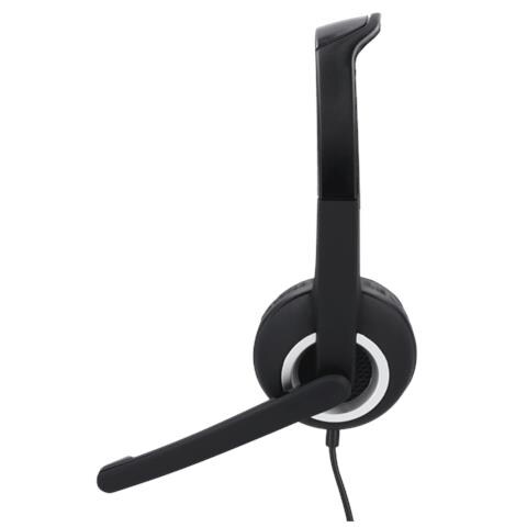 Hs-usb250 Cuffia Padiglione Auricolare Usb Tipo A Nero, Argento - Foto 3