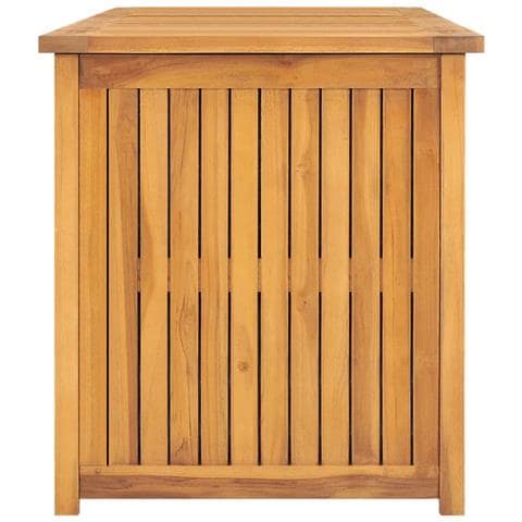 Cassa da Giardino 175x50x55 cm in Legno Massello di Teak - Foto 2