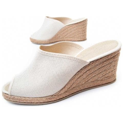 Leindia Sandalo Con Zeppa Salindia6 Rosa - Foto 2