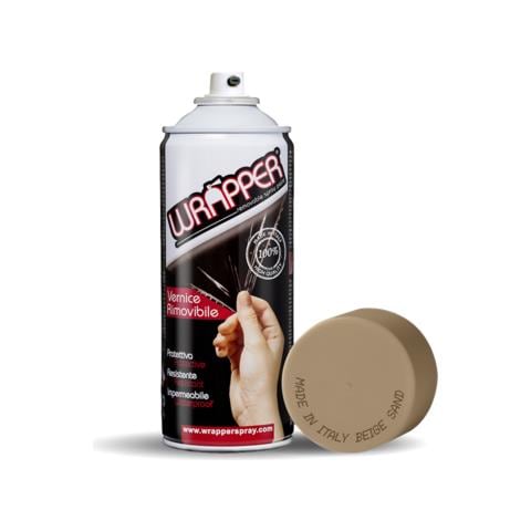 Wrapper, Pellicola Spray Rimovibile, 400 Ml - Beige Sabbia - Foto 1