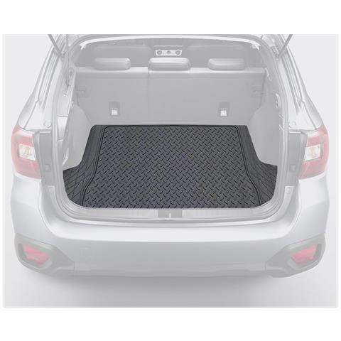 Tappetino Per Bagagliaio Baule Universale, Ritagliabile Lungo Le Linee Pre-indicate, In Gomma, Colore Nero, Misure 142 X 111 Cm - Cod. Ls59 - Foto 1