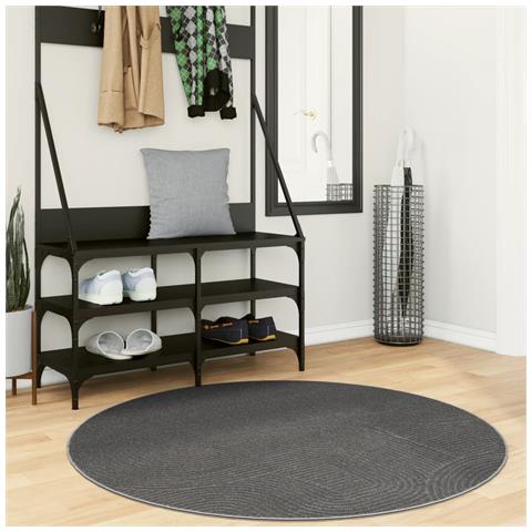 Tappeto Iza A Pelo Corto Con Aspetto Scandinavo 120 Cm - Foto 1