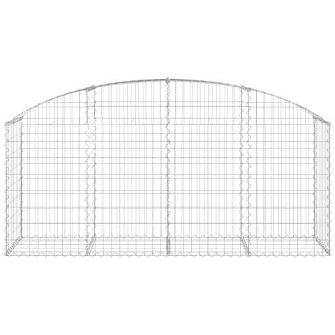 Cesto Gabbione Ad Arco 200x50x80/100 Cm Ferro Zincato - Foto 2