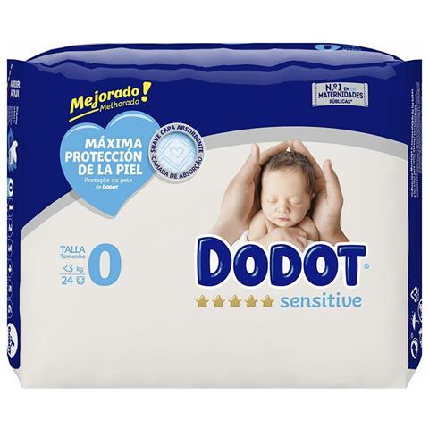 Pannolini Usa E Getta Sensitive Taglia 0 (24 Uds) - Foto 1