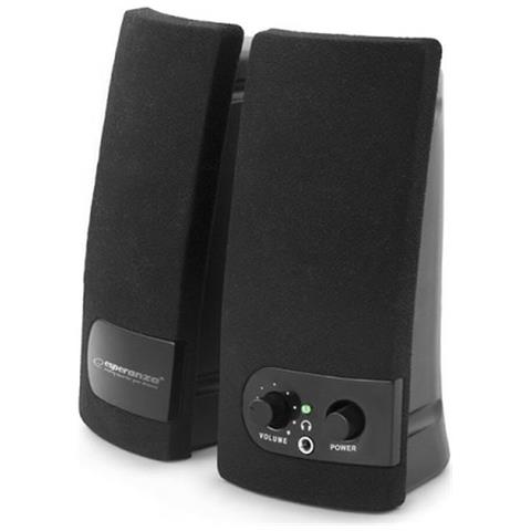 Altoparlanti Pc Esperanza Ep119 Bianco Nero 6 W 4 W - Foto 1