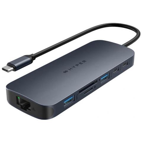MicroSD HD4006GL di Porte /Docking Station / USB-C con 11 Porte Nero - Foto 1