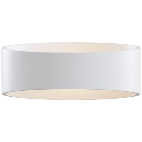 Applique Da Parete Moderno Trame Metallo Bianco Luce Led Integrato 6w - Foto 1