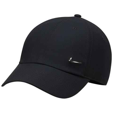 Club Unstructured Metal Swoosh Fb5372-010 Unisex Nero S /m - Foto 2