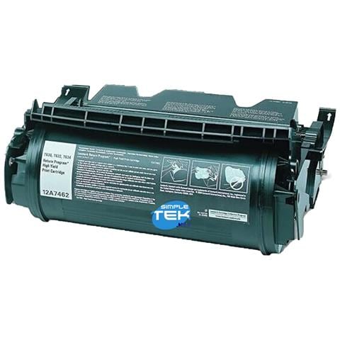 TONER COMPATIBILE -  Nero Con Lexmark T630 5k 12a7460 T632 T634 T630n T632n - Foto 1