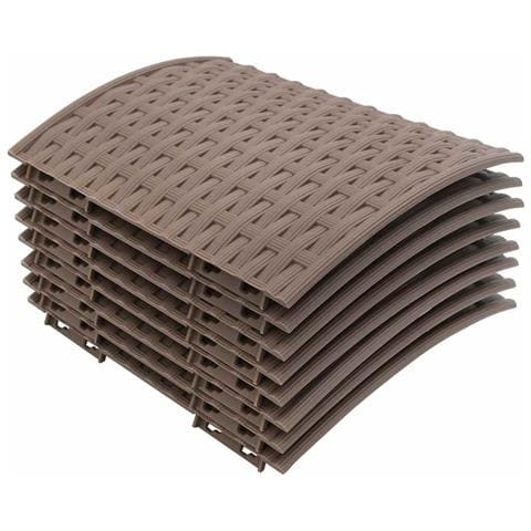 Gonna Per Albero Di Natale Marrone 65x23 Cm In Plastica - Foto 3