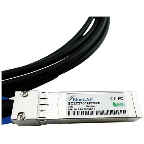 CAB-S-S-25G-1M-BL cavo InfiniBand e in fibra ottica SFP28 Nero, Argento - Foto 5