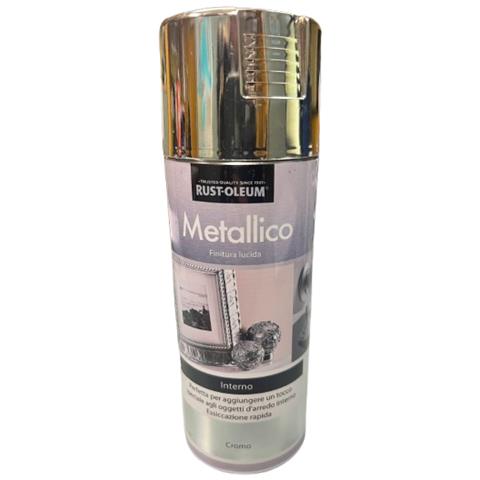 Rust-oleum - Vernice Spray Effetto Metallico Cromato 400 Ml - Foto 1
