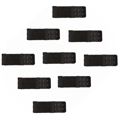 Set Di Estensori Per Reggiseno, 9 Pezzi Estensori Per Cinturino Del Reggiseno Black - Foto 2