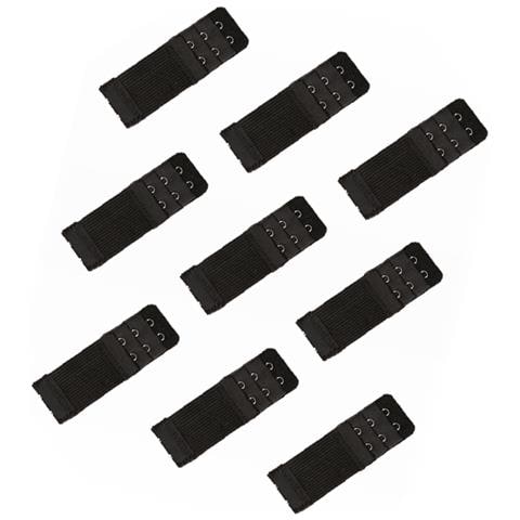 Set Di Estensori Per Reggiseno, 9 Pezzi Estensori Per Cinturino Del Reggiseno Black - Foto 3