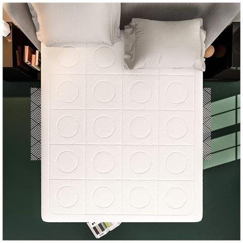 Materasso 800 Molle e Memory 3 cm Green Spring, misura 120x190 cm - Foto 2