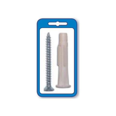 - 20 Tasselli In Nylon Grip Con Viti Tps D5 3,5x40mm - Foto 1