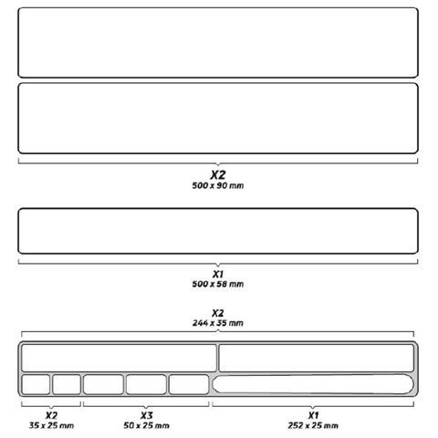 Protezioni Telaio Skin Armor Matt Xl 11 Pz - Foto 1