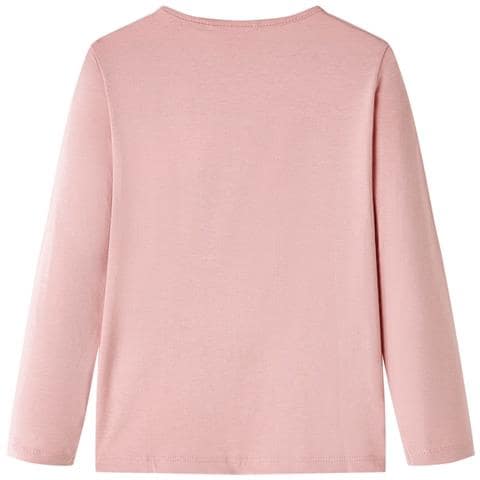 Maglietta da Bambina a Maniche Lunghe Rosa Chiaro 116 - Foto 2