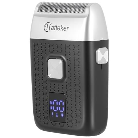 Mini Rasoio Elettrico Con Display Led - Rasoio Portatile Da Viaggio Per Uomo - Foto 2