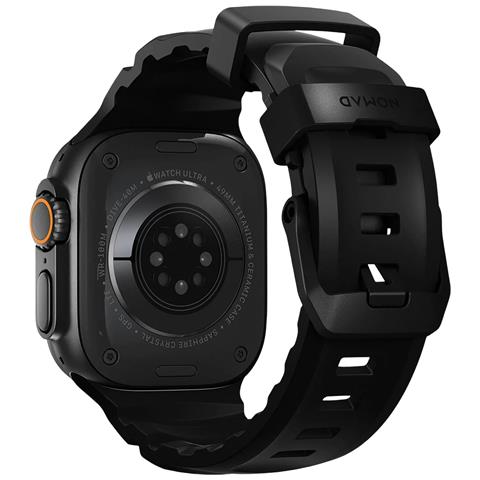 Bracciale Sportivo Impermeabile Da 49 Mm Per Apple Watch Modello Rocky Point, Nero - Foto 1