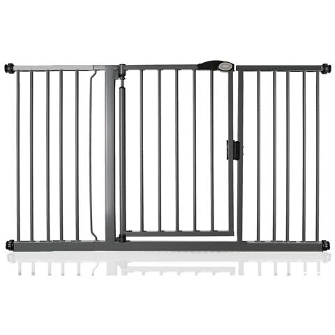 Bettacare Cancelletto Per Animali Con Chiusura Automatica, 147cm - 154cm, Grigio Ardesia - Foto 1