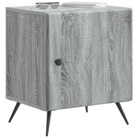 Armadio da Notte 2 pcs Grigio Sonoma 43 x 34,5 x 50 cm - Foto 2